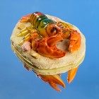 Садовая фигура плавающая "Рак" 13*10*5 см - Фото 1