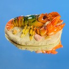 Садовая фигура плавающая "Рак" 13*10*5 см - Фото 2