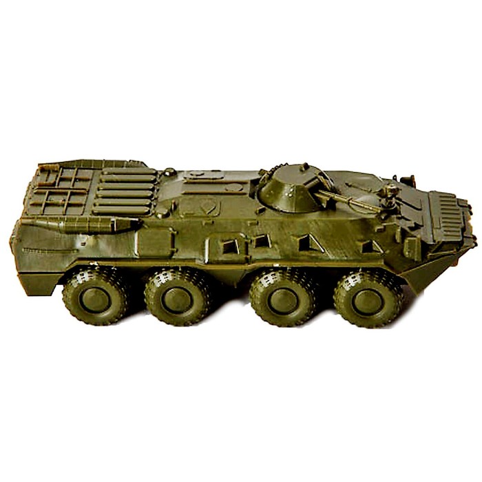 Сборная модель «Советский бронетранспортёр БТР-80» Звезда, 1/100, (7401) - фото 1877264348