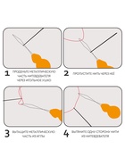 Нитевдеватели «Бабочка», 3.5×2.2×0.2 см, 10 шт., цвет разноцветный - Фото 4