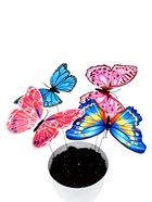 Штекер садовый «Бабочка альпина», 22×21 см, h=42 см, МИКС  (артикул 3924768)  большой выбор товаров оптом и в розницу по низким ценам с доставкой