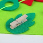 Коврик из фетра развивающий «Накорми гусеницу» - Фото 4