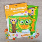 Набор для творчества. Аппликация пуговками «Сова» 21 х 30 см - Фото 1