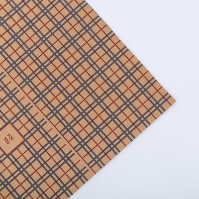 Бумага крафтовая бурая в рулоне For you, 0,68 × 8 м