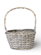 Корзина плетёная для хранения Penelope, ива, овальная, серая, набор 3 шт. - Фото 2