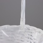 Корзина плетёная для хранения Penelope, ива, овальная, белая, набор 3 шт. - Фото 4