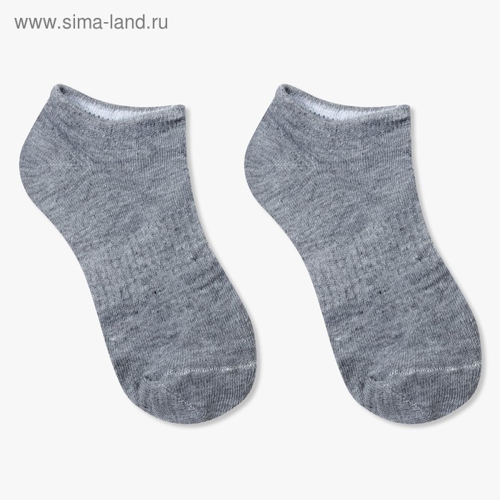 Носки детские, цвет серый, размер 20-22 - Фото 1