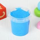 Слайм в ведёрке голубой ароматизированный, 150 мл - Фото 2