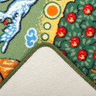 Ковёр велюр «Сказка», размер 100х150 см, цвет зелёный, полиамид - Фото 3