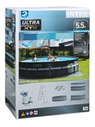 Бассейн каркасный INTEX Ultra XTR Frame 26330NP, 549×132 см, песчаный фильтр-насос, лестница, тент, подстилка, круглый - Фото 14