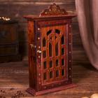 Ключница дерево "Замок" 28х16х6 см - Фото 1