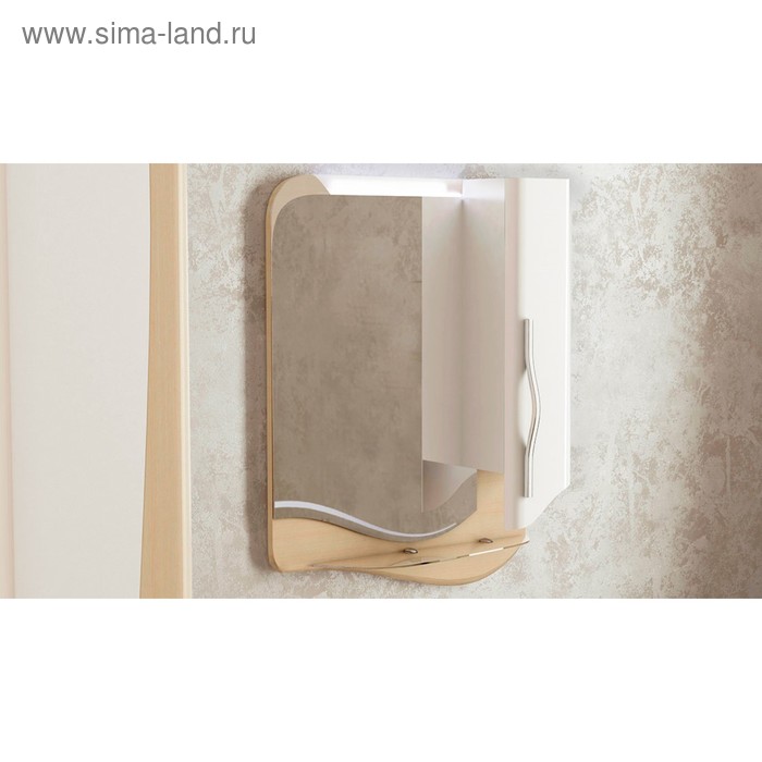 Зеркало-шкаф Landush 60 Белое - Фото 1