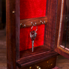 Ключница "Тайник" дерево 7х16х34 см - фото 24009553