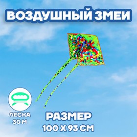 Воздушный змей «Бабочка», с леской