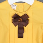 Блузка для девочки, рост 92 см, цвет жёлтый - Фото 3
