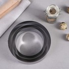 Набор форм для выпечки и выкладки «Круг», d-15, h-5 см, 3 шт - фото 4265282