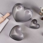 Набор форм для выпечки и выкладки «Сердце», 14х16х5 см, 3 шт - Фото 2
