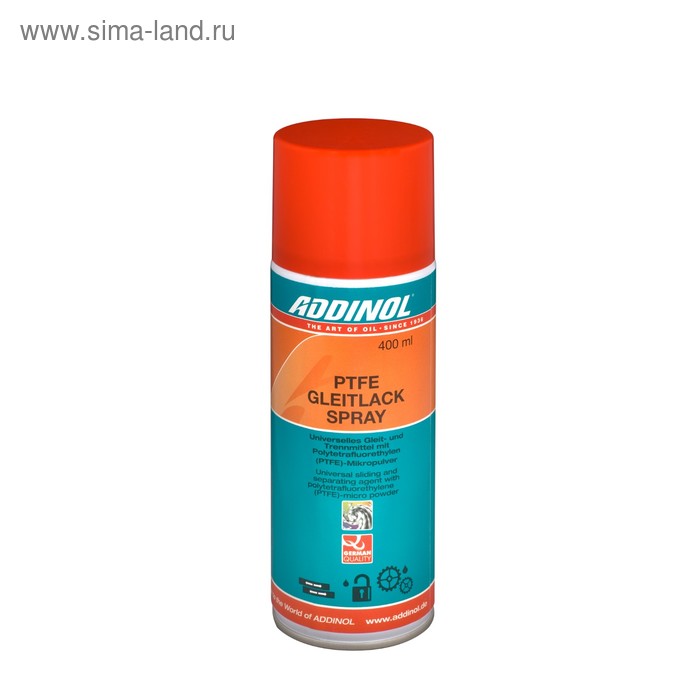 Смазка ADDINOL PTFE Gleitlack Spray, 0,4 л - Фото 1