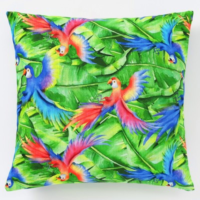 Декоративная наволочка Этель «Попугай», 45х45см