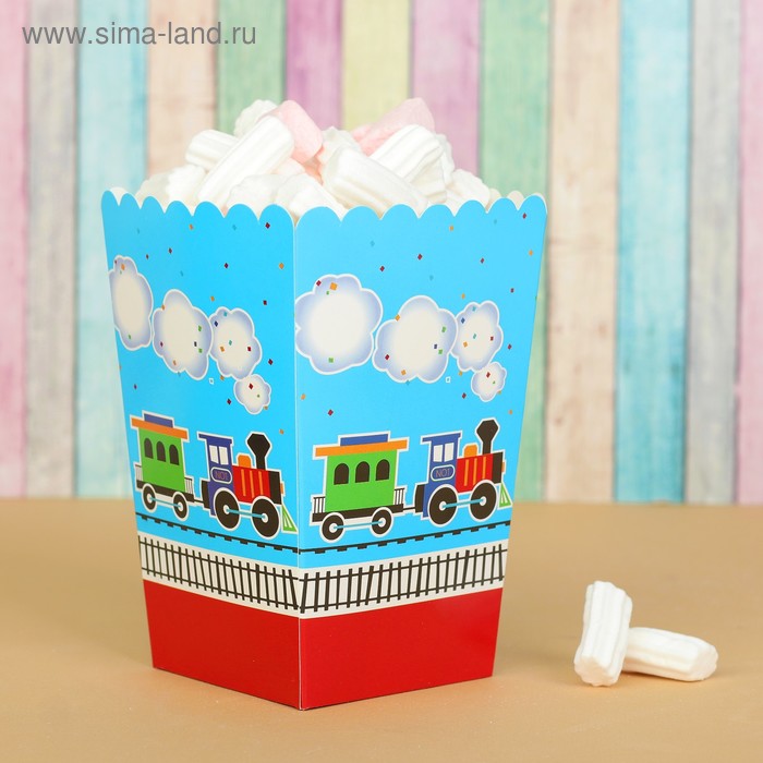 Снек-бокс «Паровоз», набор 6 шт. - Фото 1