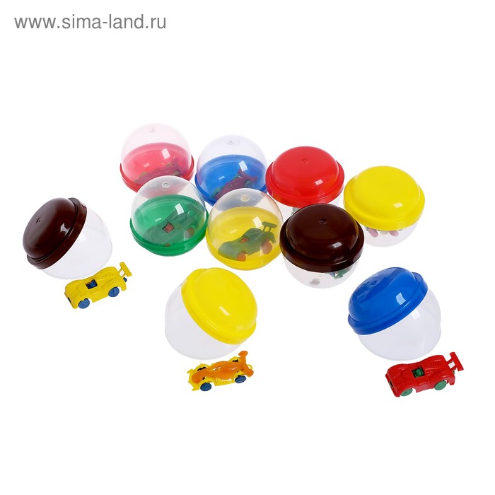 Набор игрушек в яйце «Формула 1», набор из 10 яиц - Фото 1