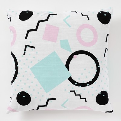 Декоративная наволочка Этель «Квадраты», 45×45 см, репс, пл. 130 г/м², 100% хлопок