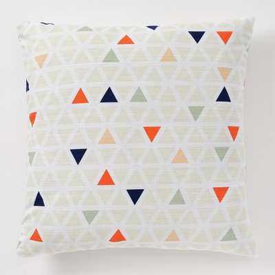 Декоративная наволочка Этель «Треугольники», 45×45 см, репс, пл. 130 г/м², 100% хлопок
