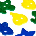 Шнуровка «Весёлые фигурки» под клапаном, 24 шт., по методике Монтессори - Фото 7