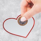 Валентинка со скретч–слоем «Ты мне нравишься» сердечко, 10 × 10 см - Фото 4