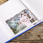 Фотоальбом на 200 фото 10×15 см «Индиго», кожзам, белые листы, 22.5×22×5 см - фото 64524396