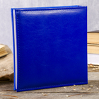Фотоальбом на 200 фото 10×15 см «Индиго», кожзам, белые листы, 22.5×22×5 см - фото 64524397