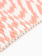 Трубочка для коктейля «Спираль», набор 25 шт., бело-розовая - Фото 7