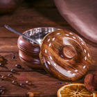 Сахарница "Латунный узор" 10х10х7 см - Фото 3