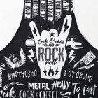 Фартук Доляна Rock'n'roll, 60 × 70 см, рогожка, хлопок 100 %, 160 г/м² - Фото 5