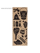 Полотенце банное вафельное «Этель. Для бани», 60×146 см, хлопок 100% - Фото 3