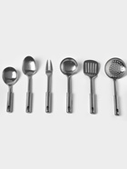 Набор кухонных принадлежностей «Стандарт», 6 предметов, на подвесе, серебристый - Фото 1