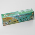 Набор кухонных принадлежностей «Стандарт», 6 предметов, на подвесе, серебристый - Фото 6