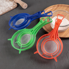 Сито Доляна, набор 3 шт., d=6.5/8/11.5 см, белый - Фото 9