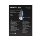 Утюг Polaris PIR 2285K, 2200 Вт, керамическая подошва, голубой - Фото 7