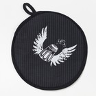 Кухонный набор Rock'n'roll: фартук 60×70 см, прихватка 20×20 см, полотенце 35×60 см - Фото 4