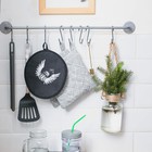 Кухонный набор Rock'n'roll: фартук 60×70 см, прихватка 20×20 см, полотенце 35×60 см - Фото 9