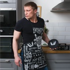 Кухонный набор «Доляна» Rock'n'roll: фартук 60×70 см, прихватка 20×20 см, полотенце 35×60 см - Фото 9