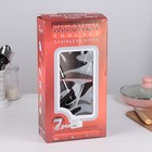 Кухонные принадлежности «Помощник», 6 предметов, на подставке, нержавеющая сталь, серебристый - Фото 5