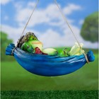 Подвесной декор "Лягушка в гамаке" 30х13х14,5см - Фото 1