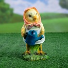 Садовая фигура "Цыпа-хозяюшка" 8х10х17см - Фото 1