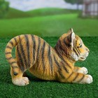 Садовая фигура "Тигренок игривый" 31х14х18см - Фото 6