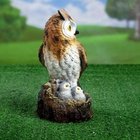 Садовая фигура из гипса «Семейство сов», 26×13×17 см - Фото 5