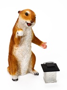 Садовый фонарь "Суслик с фонариком" 15х15х36см - фото 809599013