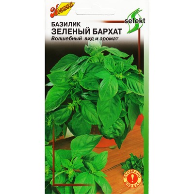 Семена Базилик "Зеленый Бархат" select,  120 шт