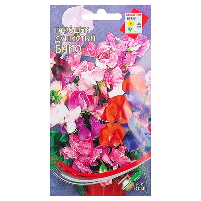 Семена цветов Горошек душистый "Бийо" Дом семян,  10 шт